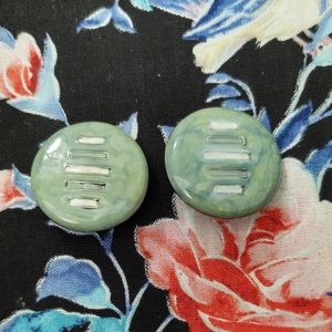 Vintage clip on earrings
